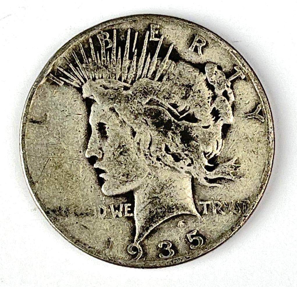 1935 S US Peace Silver Dollar: 1935 S US Peace Silver Dollar