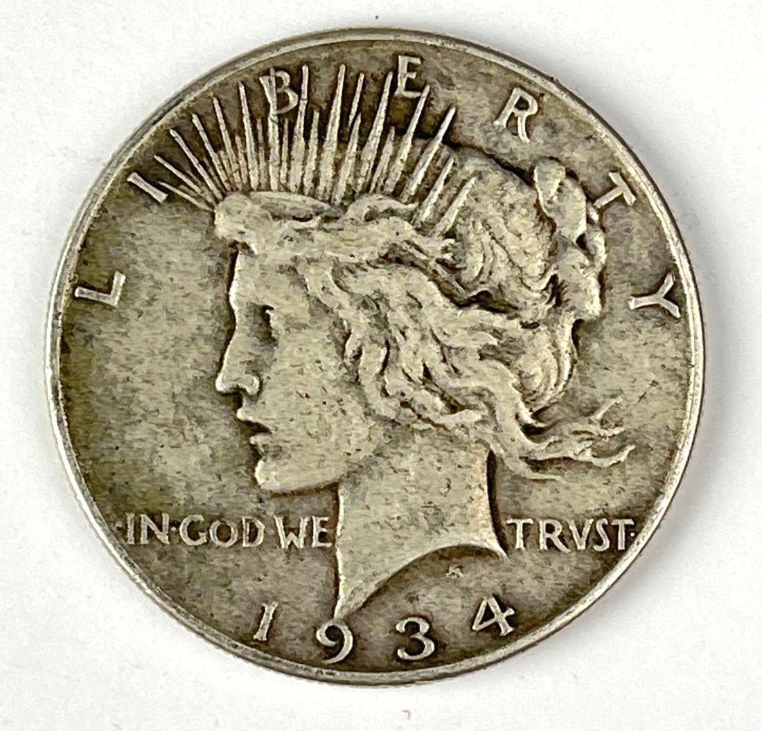 1934 US Peace Silver Dollar: 1934 US Peace Silver Dollar