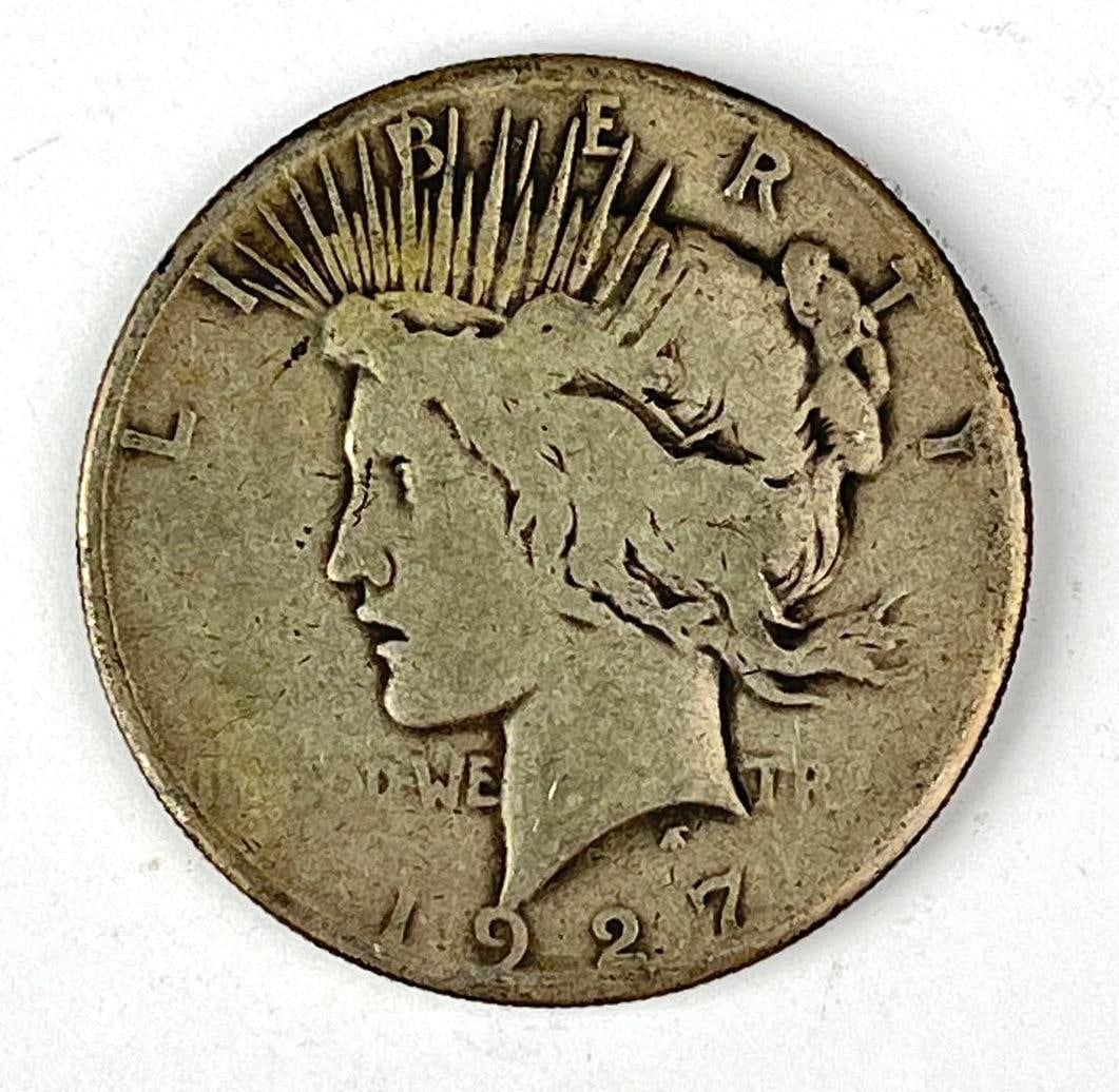 1927 US Peace Silver Dollar: 1927 US Peace Silver Dollar