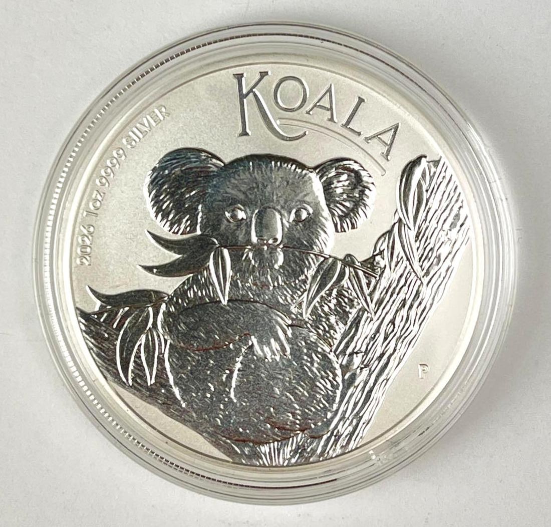 2026 P Australia $1 Koala 1 oz 9999 Silver Coin (1 of 2)