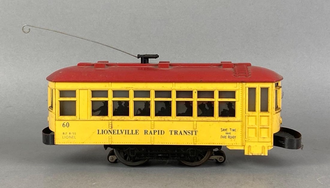 Lionelville O Scale No. 60 Rapid Transit Trolley (1 of 3)