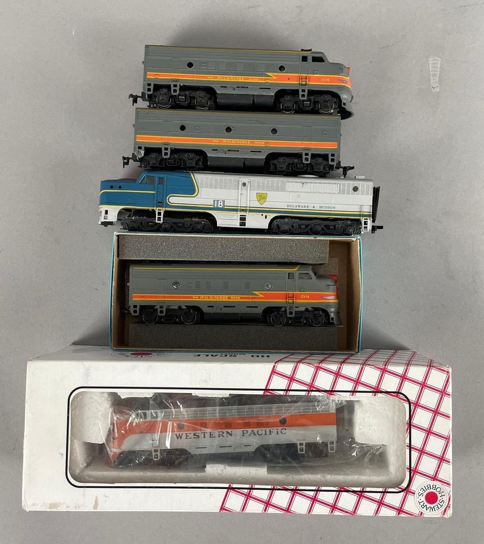 Group of HO Scale Diesel Locomotives (1 of 3)