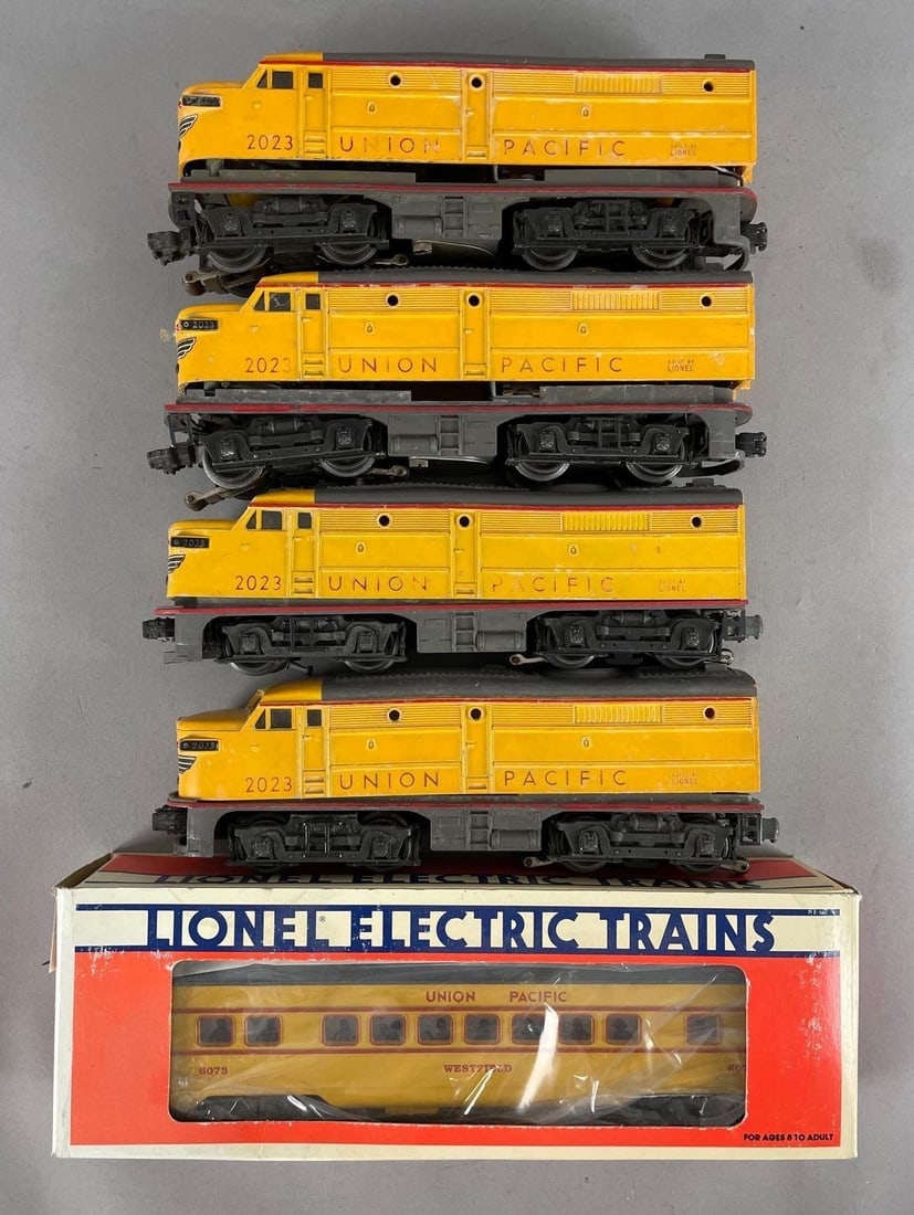 Group of Lionel O Scale UP Alco FA Diesel Locomotives (1 of 3)