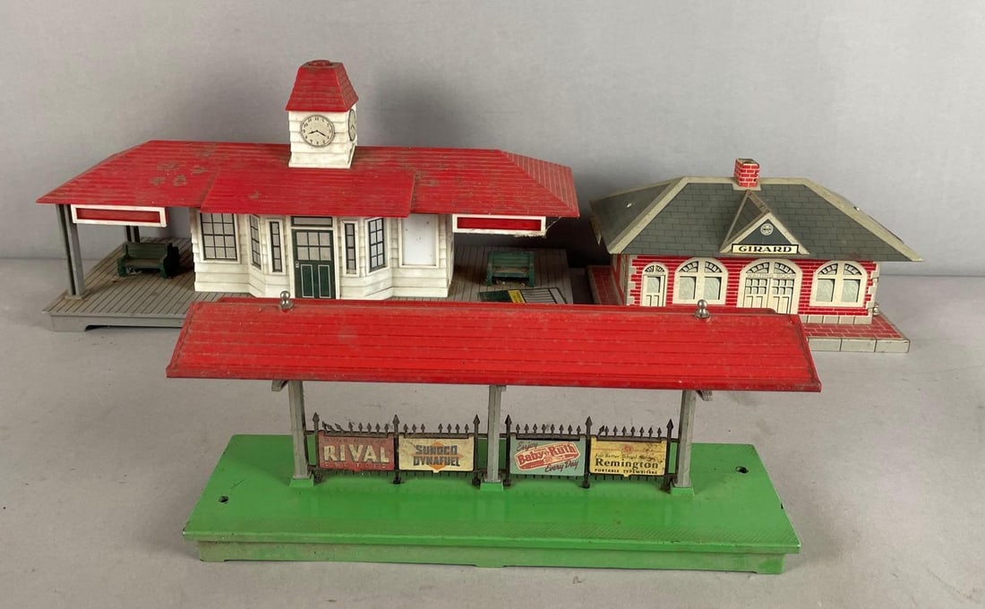 Group of 3 Train Station Buildings (1 of 2)
