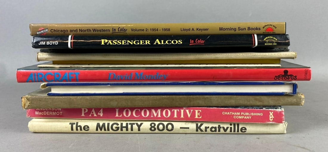 Group of Assorted Train Themed Books. (1 of 2)