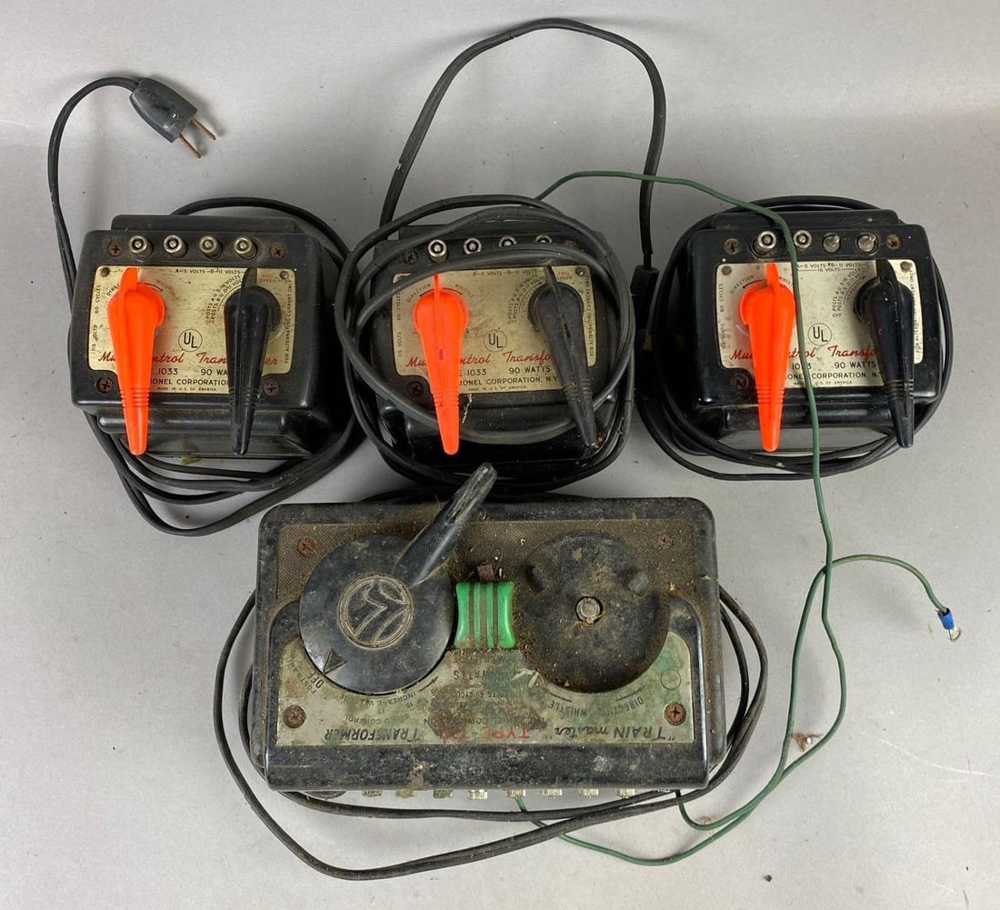 Group of 4 Lionel Trains O Gauge 90 Watt Transformers (1 of 3)