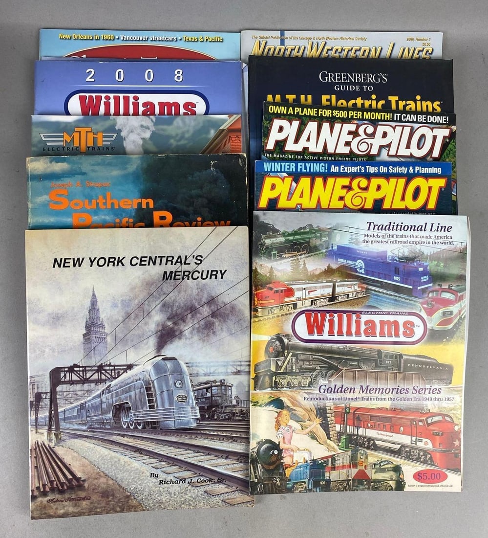 Group of Assorted Train Themed Magazine and More (1 of 2)