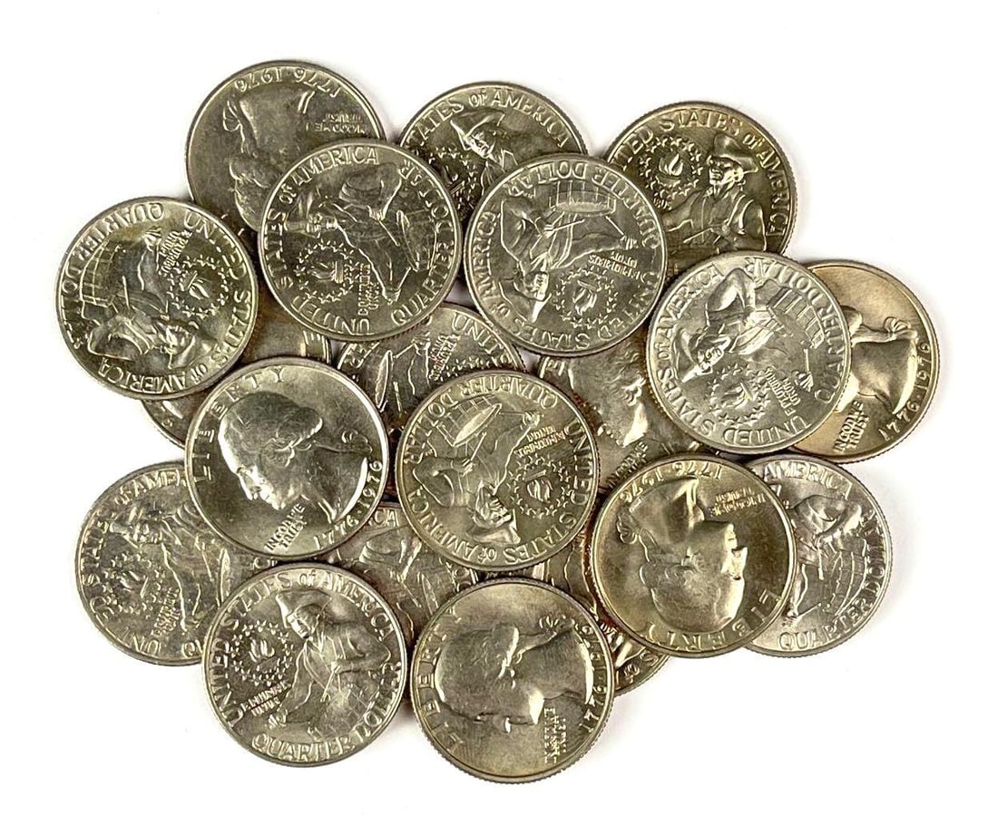 Group of 20 1976 US Washington Bicentennial Quarters (1 of 1)
