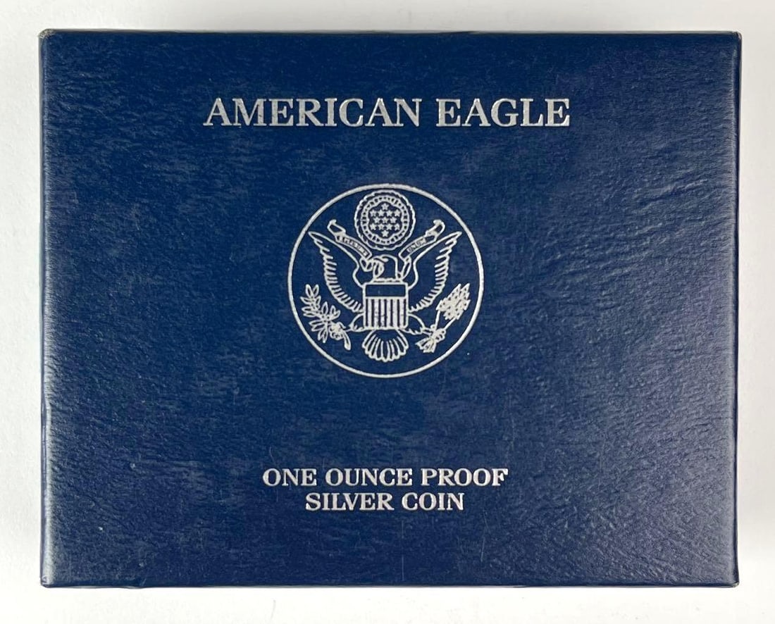 2008 US Mint $1 American Silver Eagle 1 oz Fine Silver Proof Coin (1 of 5)