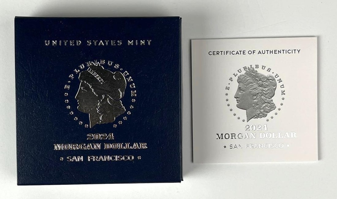 2024 S US Mint Morgan Silver Proof Dollar: 2024 S US Mint Morgan Silver Proof Dollar