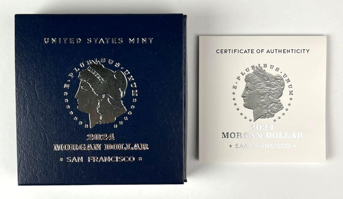 2024 S US Mint Morgan Silver Proof Dollar: 2024 S US Mint Morgan Silver Proof Dollar