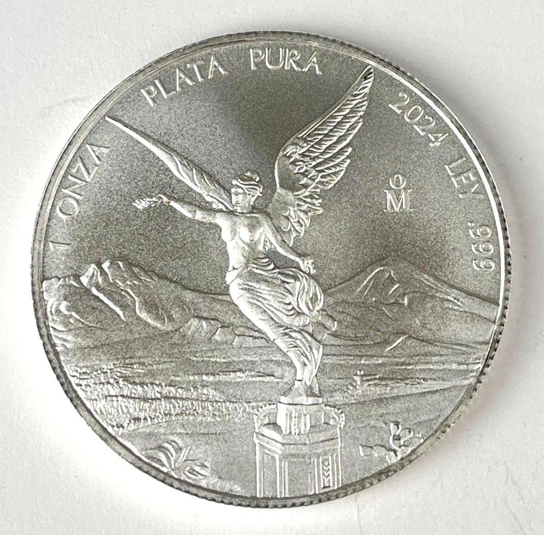 2024 Mexico Libertad 1 Onza 1 oz .999 Fine Silver Coin: 2024 Mexico Libertad 1 Onza 1 oz .999 Fine Silver Coin