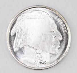 Highland Mint Buffalo 1/10thoz. .999 Fine Silver (1 of 2)