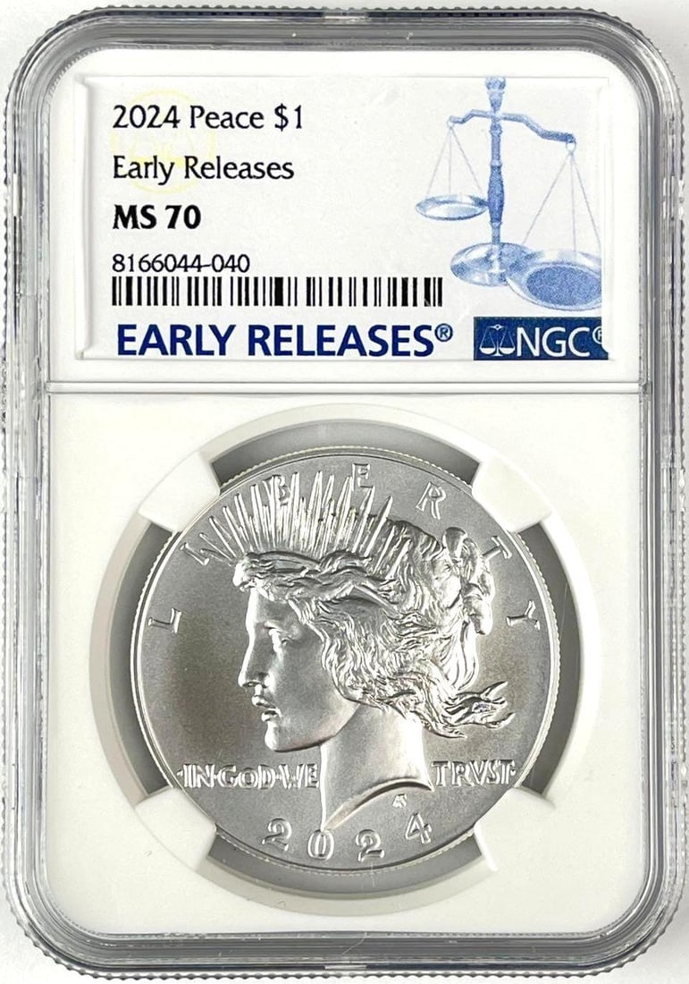 2024 US Peace Silver Dollar NGC MS70 (1 of 2)