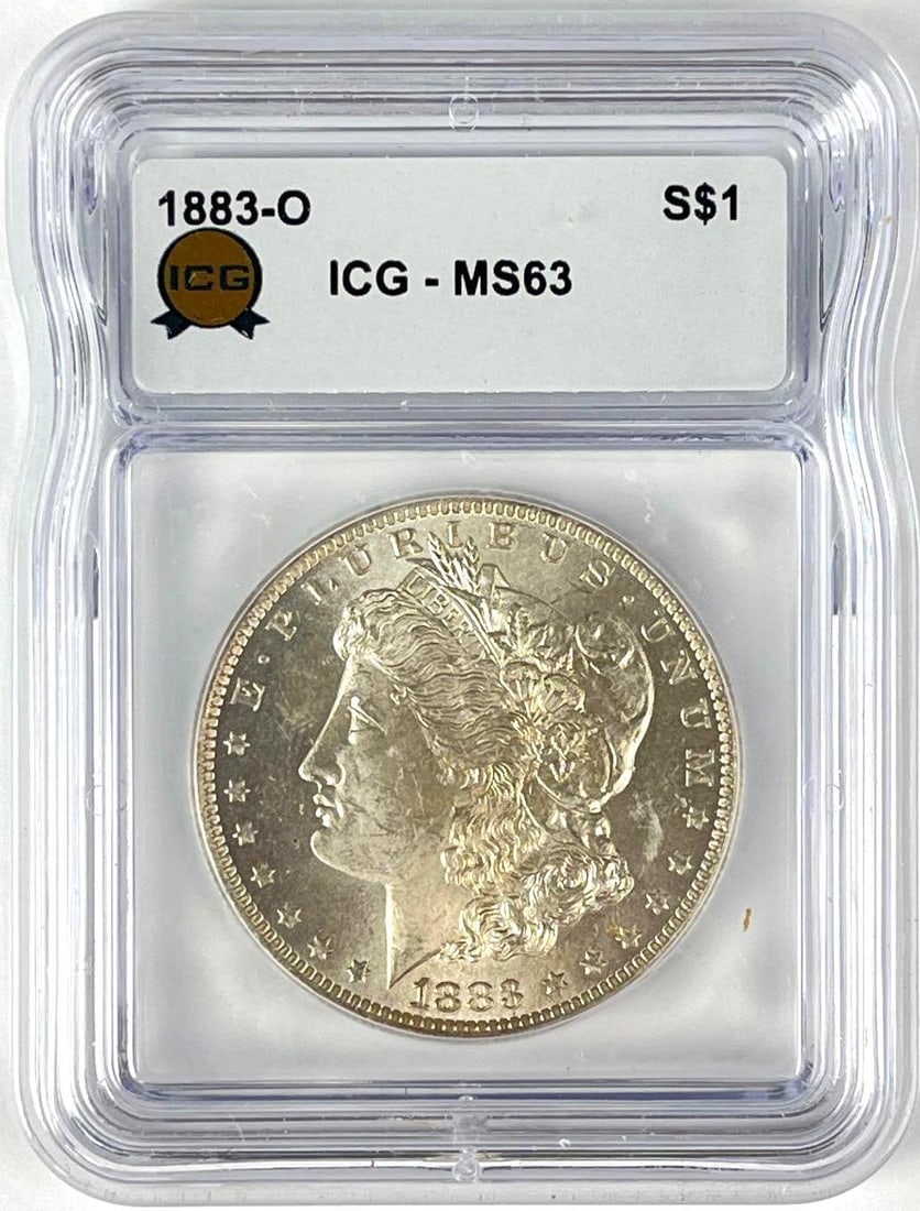 1883 O US Morgan Silver Dollar ICG MS63 (1 of 2)