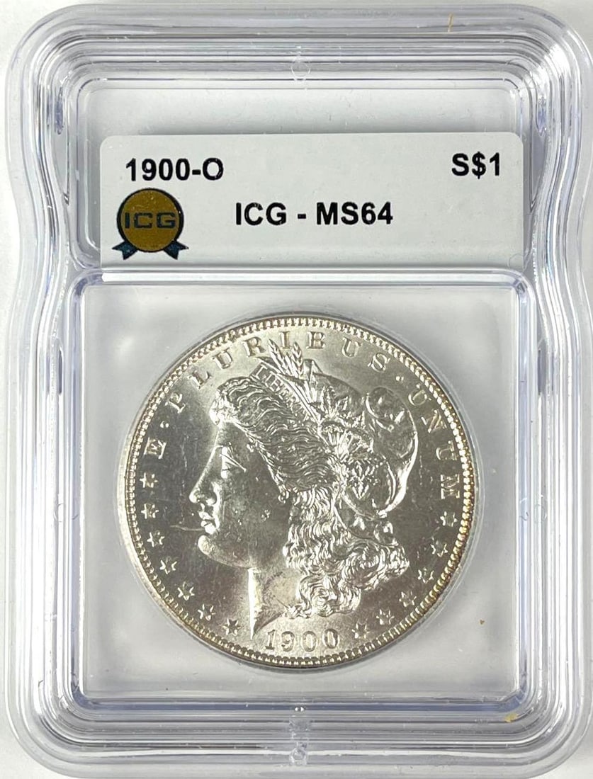 1900 O US Morgan Silver Dollar ICG MS64 (1 of 2)