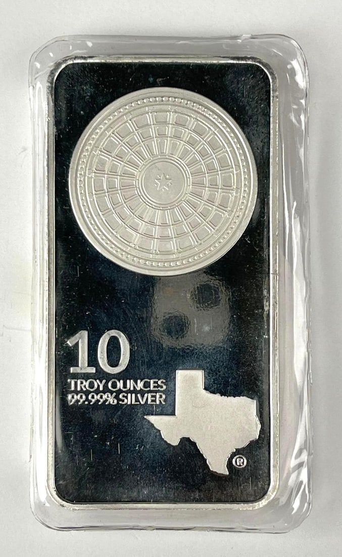 Texas Mint 10 oz 99.99 Silver Ingot/ Bar (1 of 2)