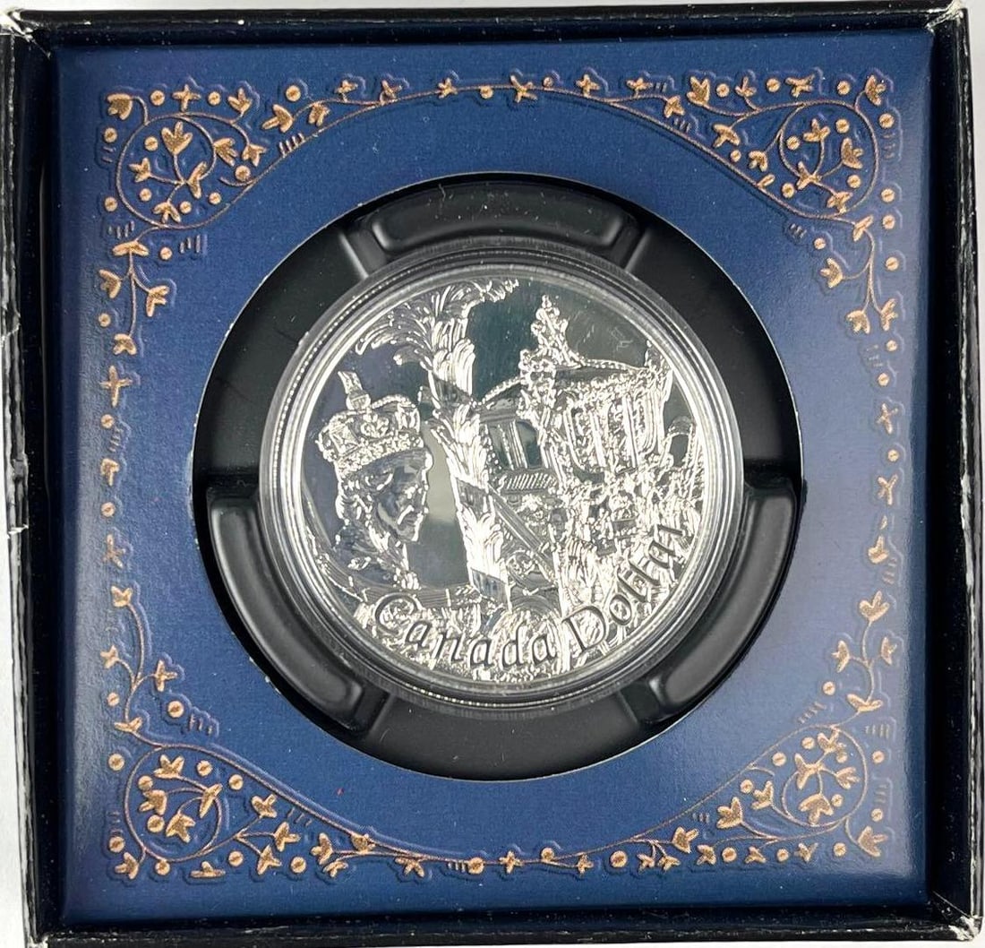 2002 Canada Golden Jubilee 25.17 Grams .925 Silver Proof Dollar (1 of 3)