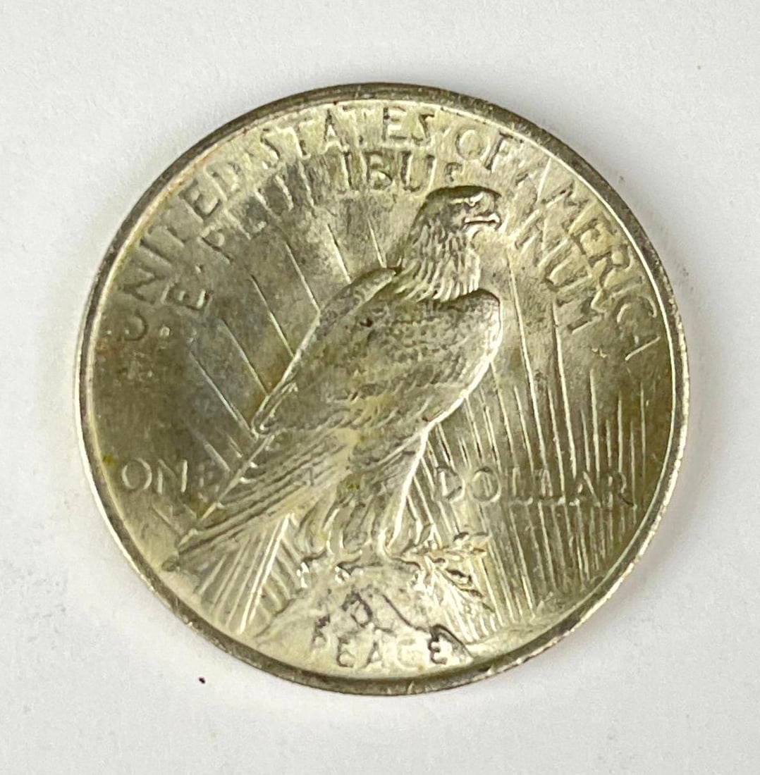 1923 US Peace Silver Dollar - 2