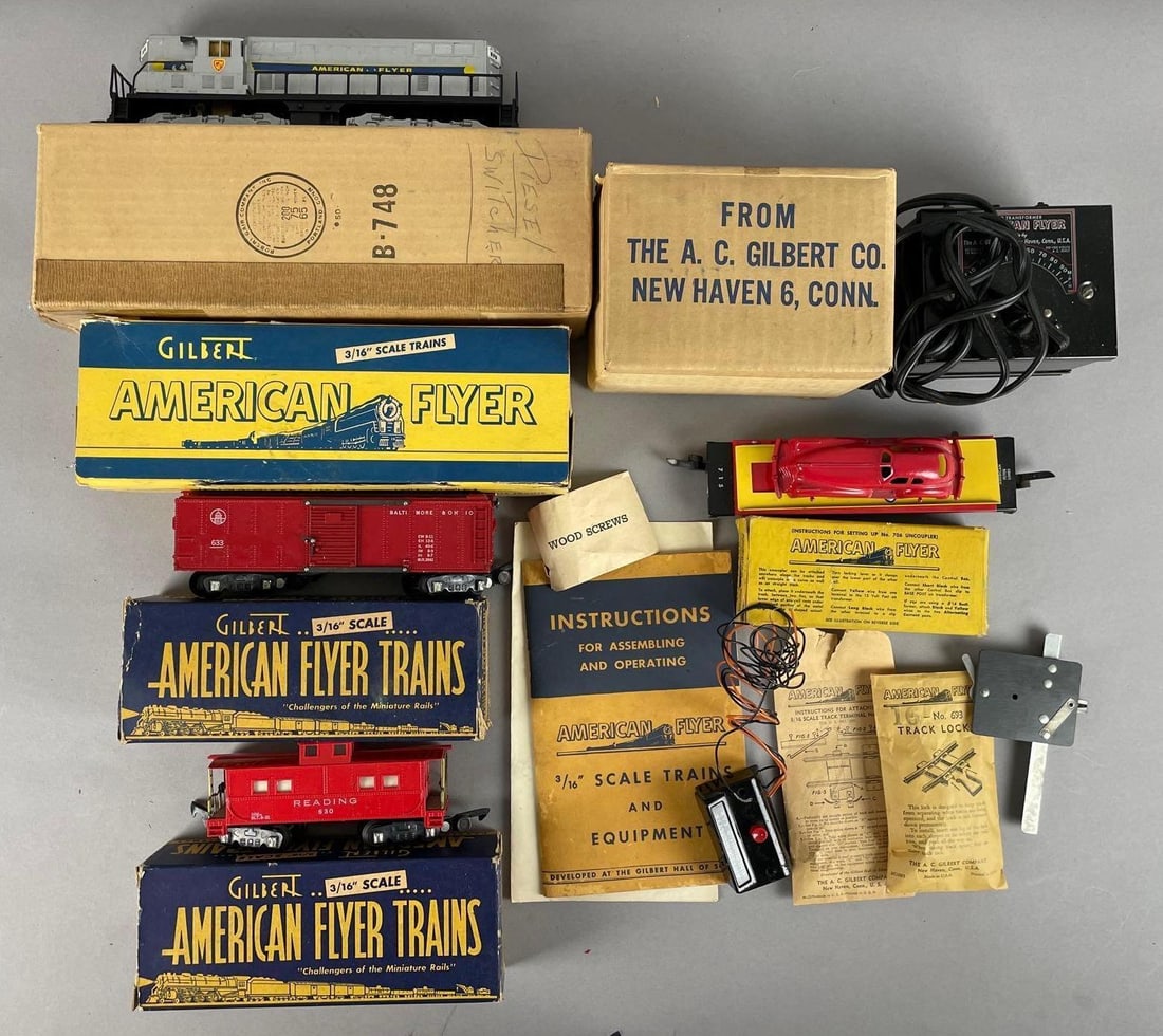 American Flyer S Scale # 5112T Diesel Locomotive Train Set (1 of 4)