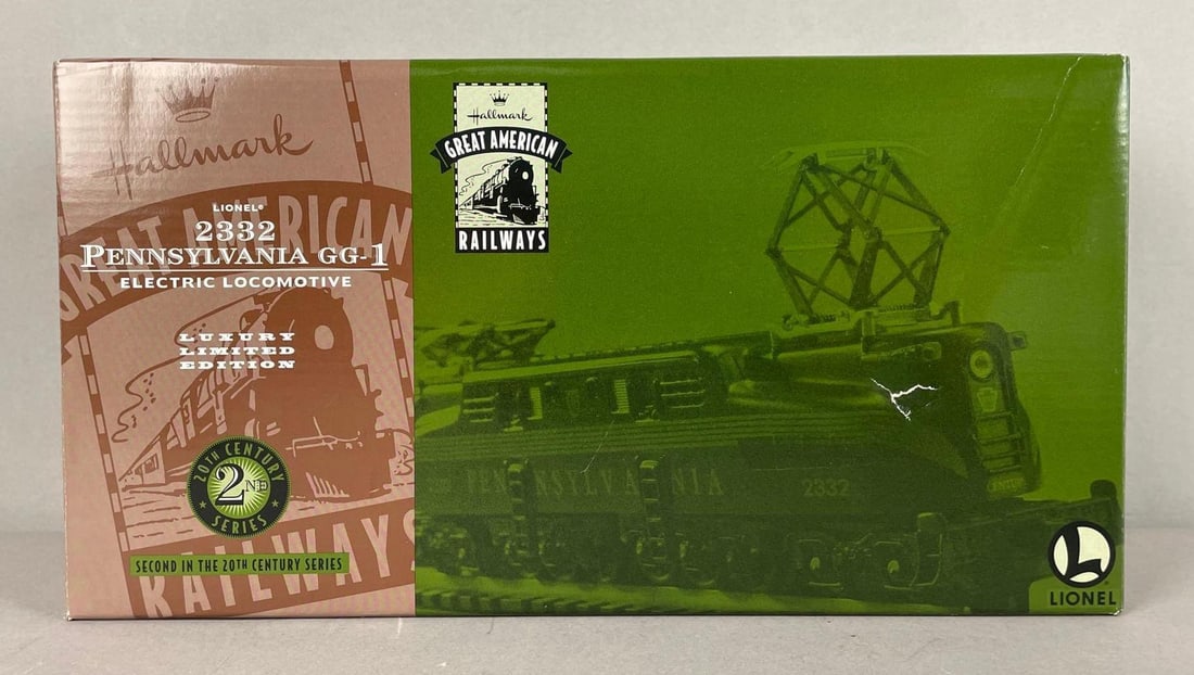 Hallmark Great American Railways Lionel 2332 Pennsylvania GG-1 Electric Locomotive: Luxury limited edition, new in original packaging