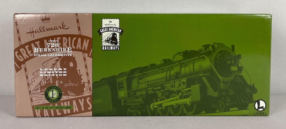 Hallmark Great American Railways Lionel 726 Berkshire Steam Locomotive: Luxury limited edition, new in original packaging
