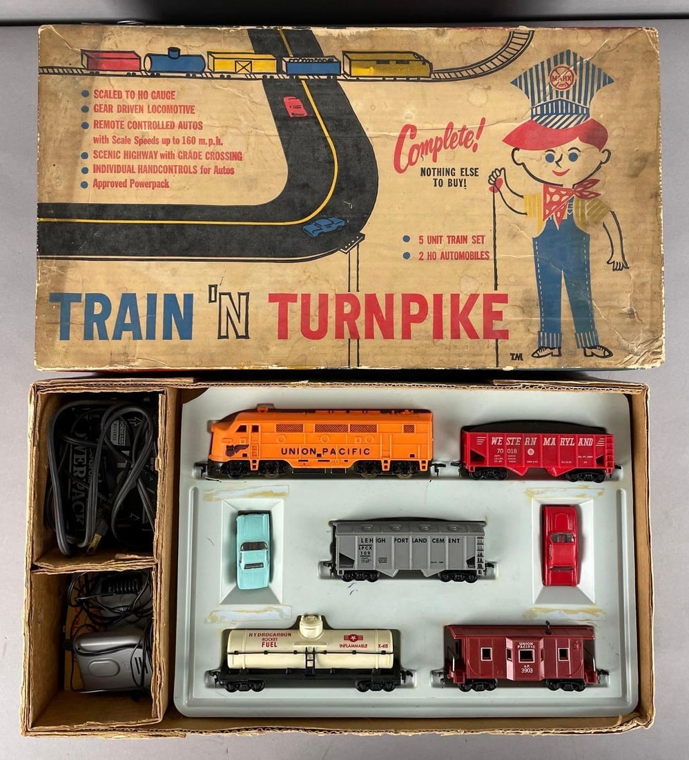 Marx HO Scale #71440 Train n Turnpike Set (1 of 4)