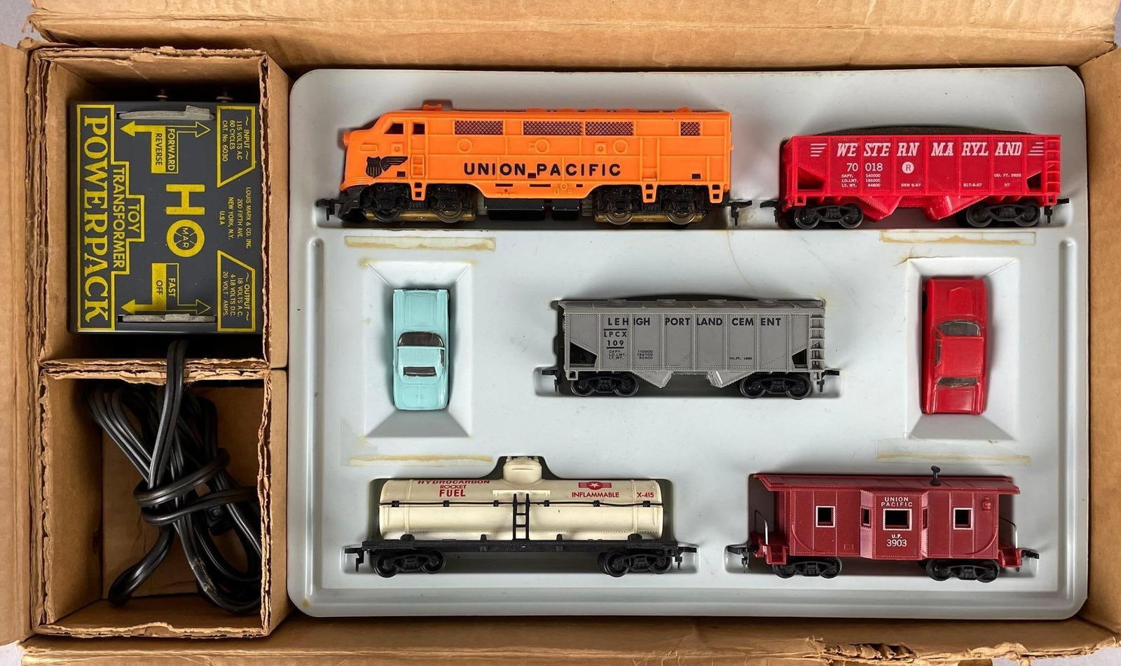 Marx HO Scale #71440D4 Train n Turnpike Set (1 of 2)