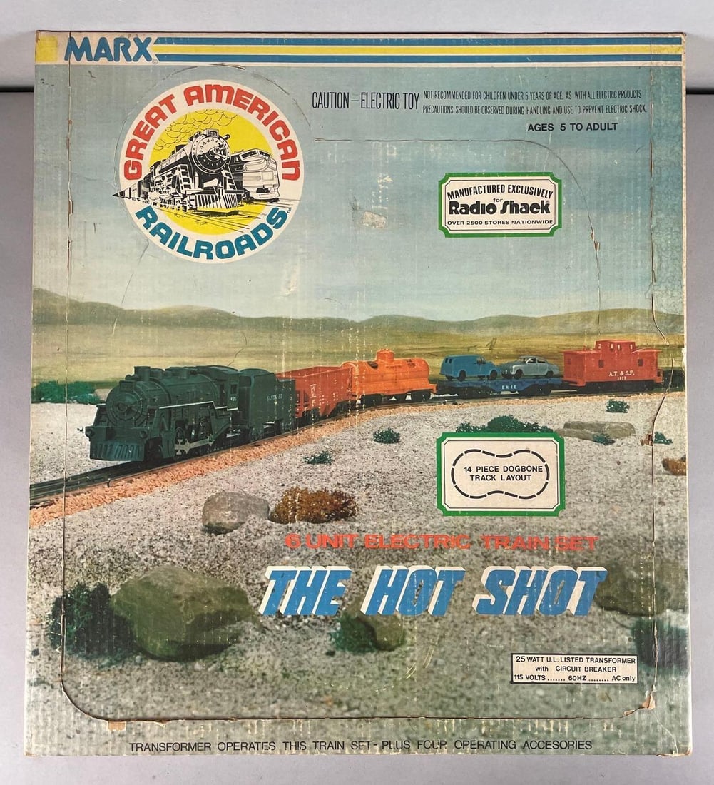 Marx O Scale The Hot Shot Steam Locomotive Train Set: #4378, like new in original packaging