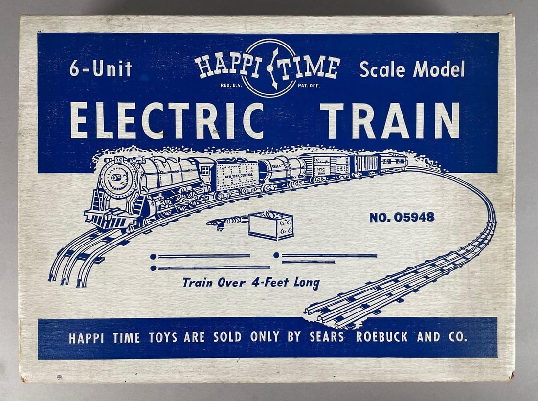 Marx Happi Time O Scale Steam Locomotive Train Set (1 of 3)