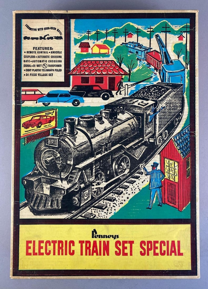 Penneys O Scale Electric Train Set and More (1 of 3)