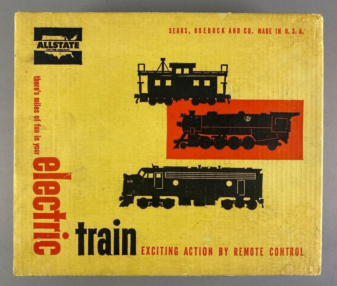 Marx Sears Allstate O Scale No. 9639 R/C Electric Train Set (1 of 4)