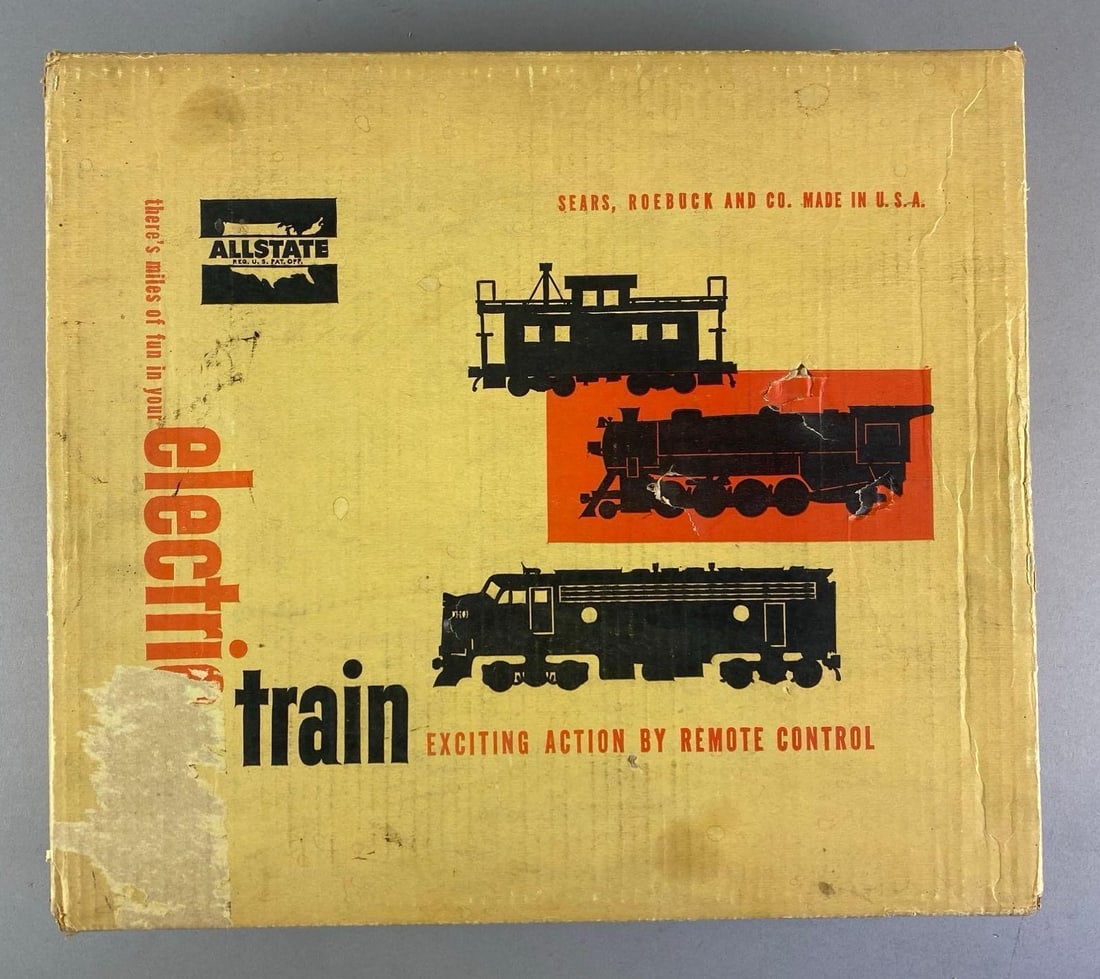 Marx Sears Allstate O Scale No. 9621 R/C Electric Train Set (1 of 3)