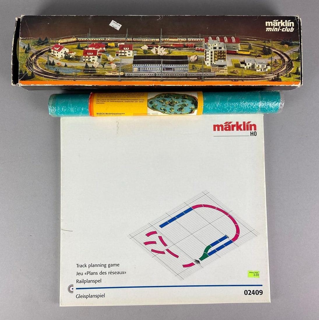 Group of 3 Marklin Model Train Landscaping and More (1 of 2)