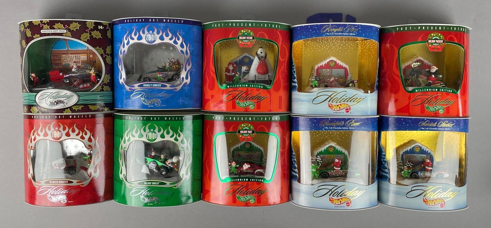 Group of Mattel Hot Wheels Die-Cast Holiday Vehicles (1 of 3)