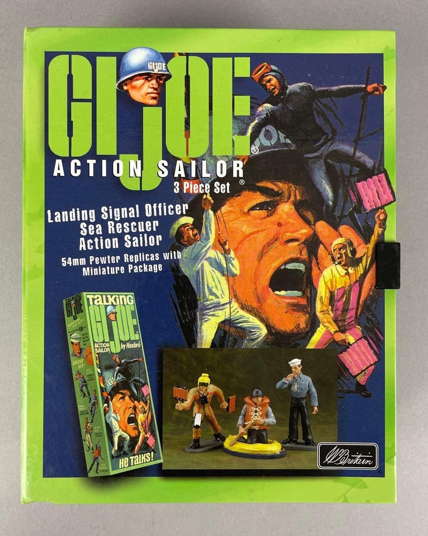 2001 Hasbro G.I. Joe Action Sailor 3 Piece Set: Original packaging