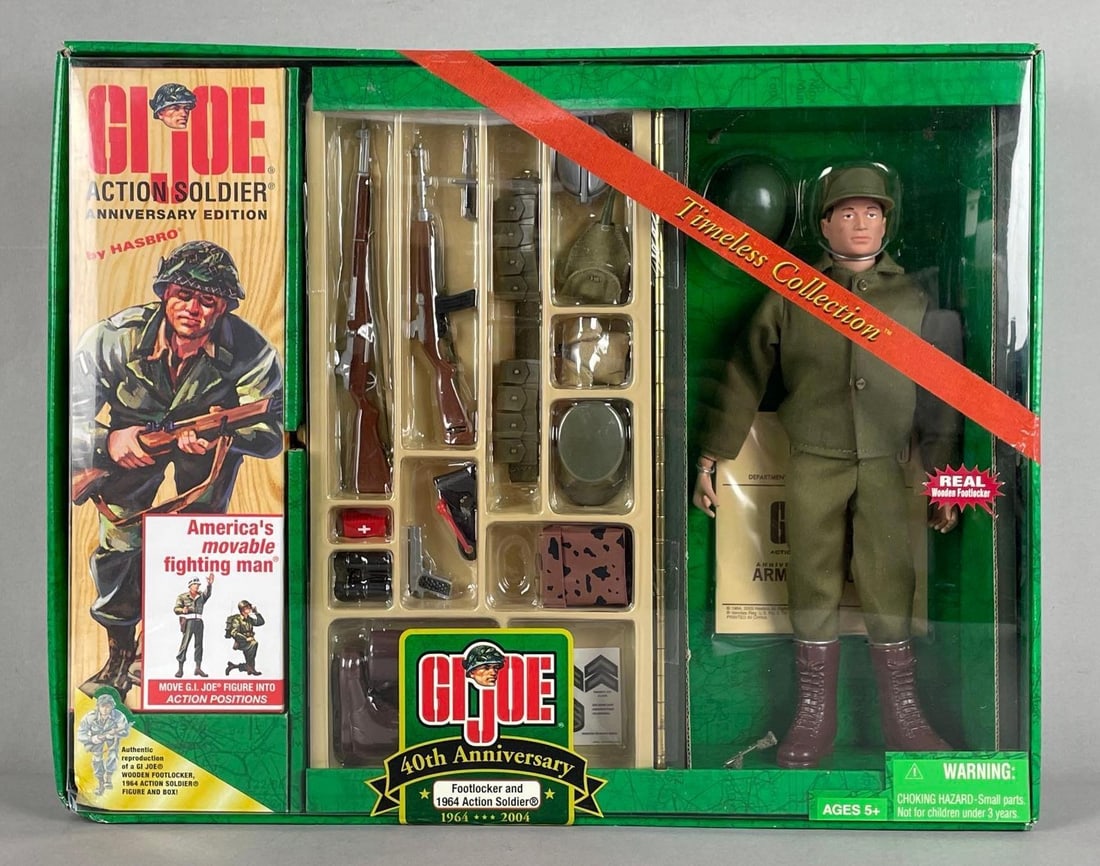 Hasbro G.I. Joe 40th Anniversary Action Soldier and Foot Locker: Timeless collection 12 inches