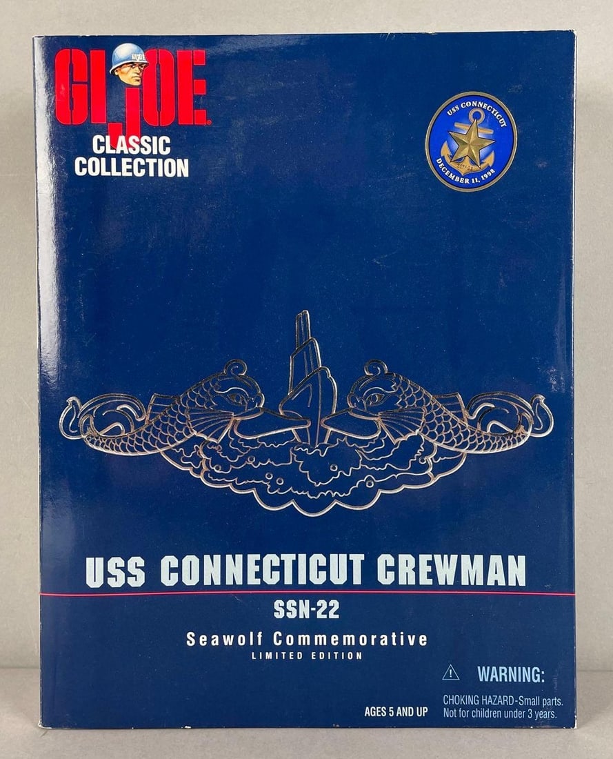 Kenner G.I. Joe LE USS Connecticut Crewman SSN-22 Action Figure: Seawolf commemorative, classic collection 12 inches