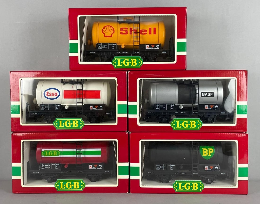 Group of LGB G Scale Freight Train Tanker Cars (1 of 2)