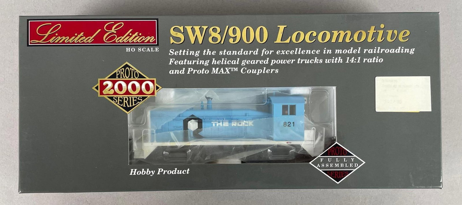 Walthers Proto Series 2000 HO Scale SW8/900 Diesel Locomotive: The Rock, original packaging