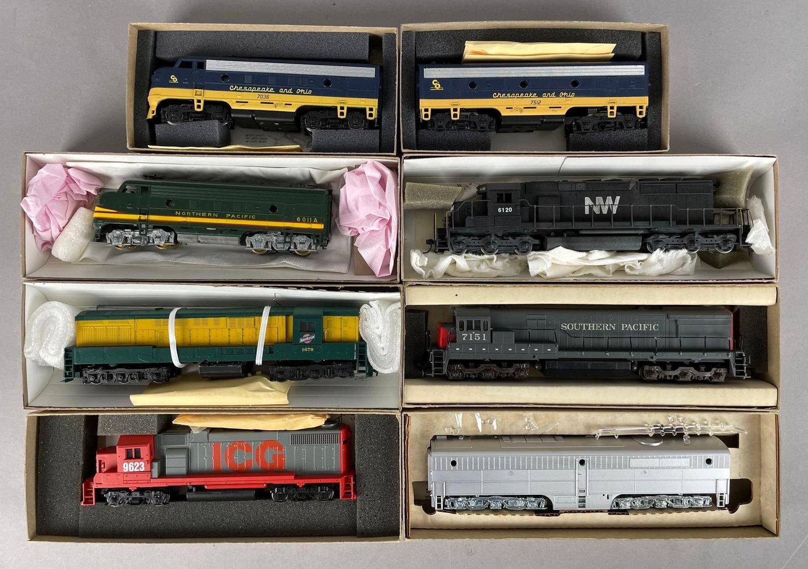 Group of Athearn HO Scale Diesel Locomotives (1 of 2)