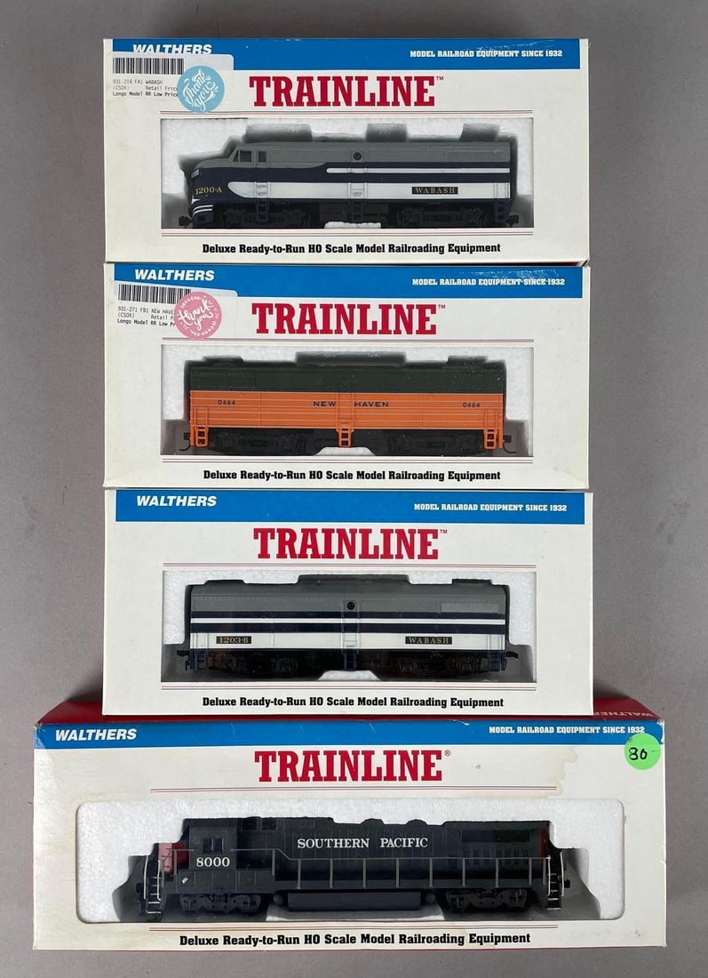 Group of Walthers Trainline HO Scale Diesel Locomotives (1 of 2)