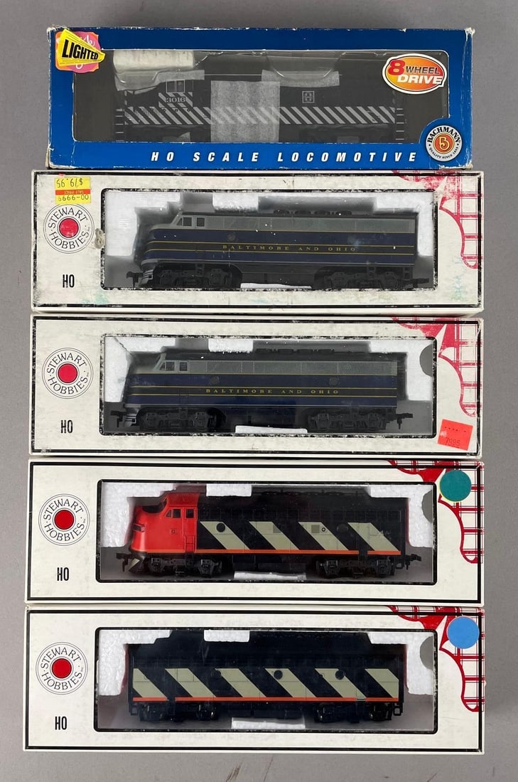 Group of Stewart Hobbies HO Scale Diesel Locomotives (1 of 2)