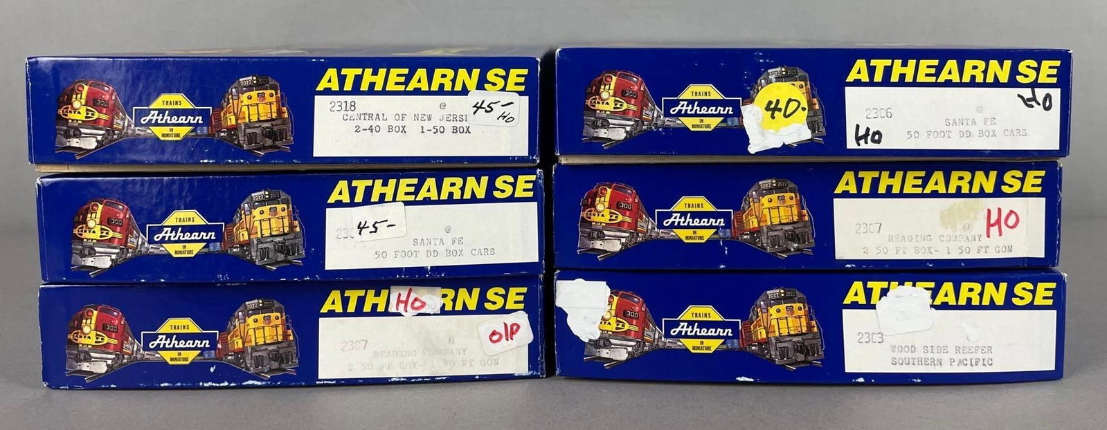 Group of Athearn Special Edition HO Scale Freight Train Car Sets (1 of 2)