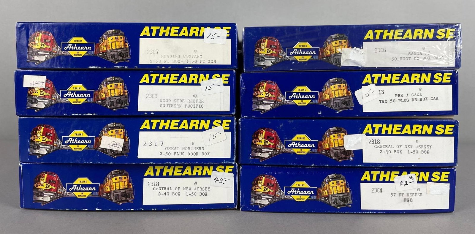 Group of Athearn Special Edition HO Scale Freight Boxcar Sets (1 of 2)