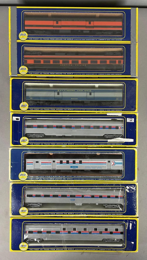 Group of AHM HO Scale Freight Train Cars (1 of 2)