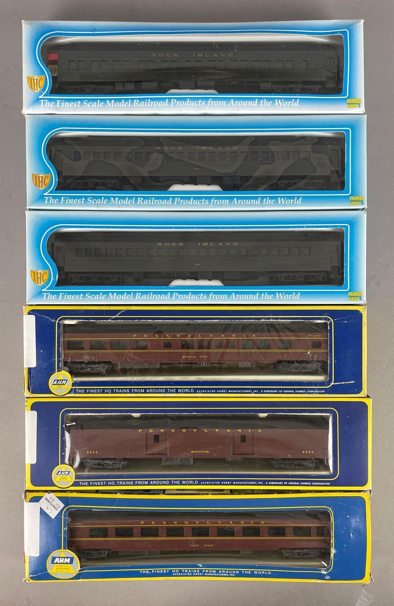 Group of HO Scale Passenger Train Cars (1 of 2)