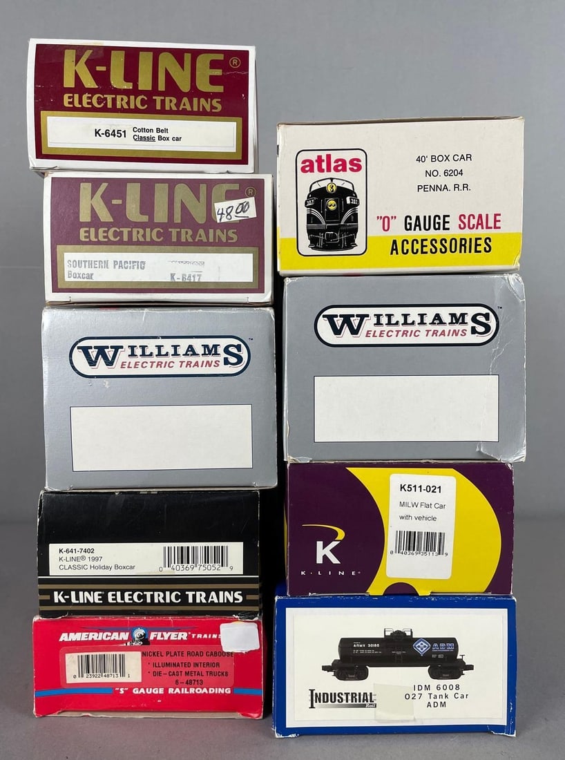 Group of O Scale Freight Train Cars (1 of 2)