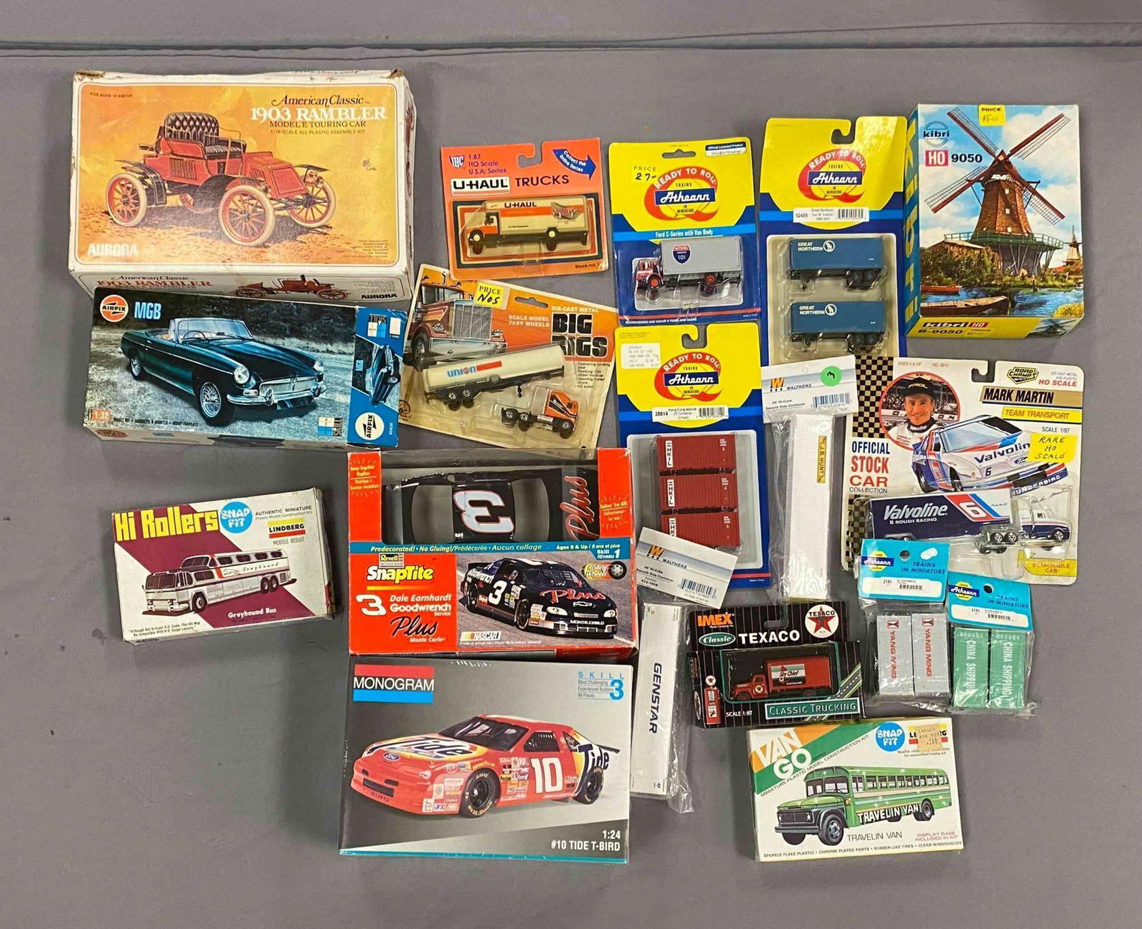 Group of Assorted Die-Cast Vehicles and Plastic Model Kits (1 of 3)
