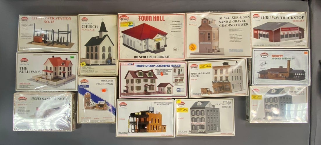 Group of 10+ Model Power HO Scale Model Building and More (1 of 3)